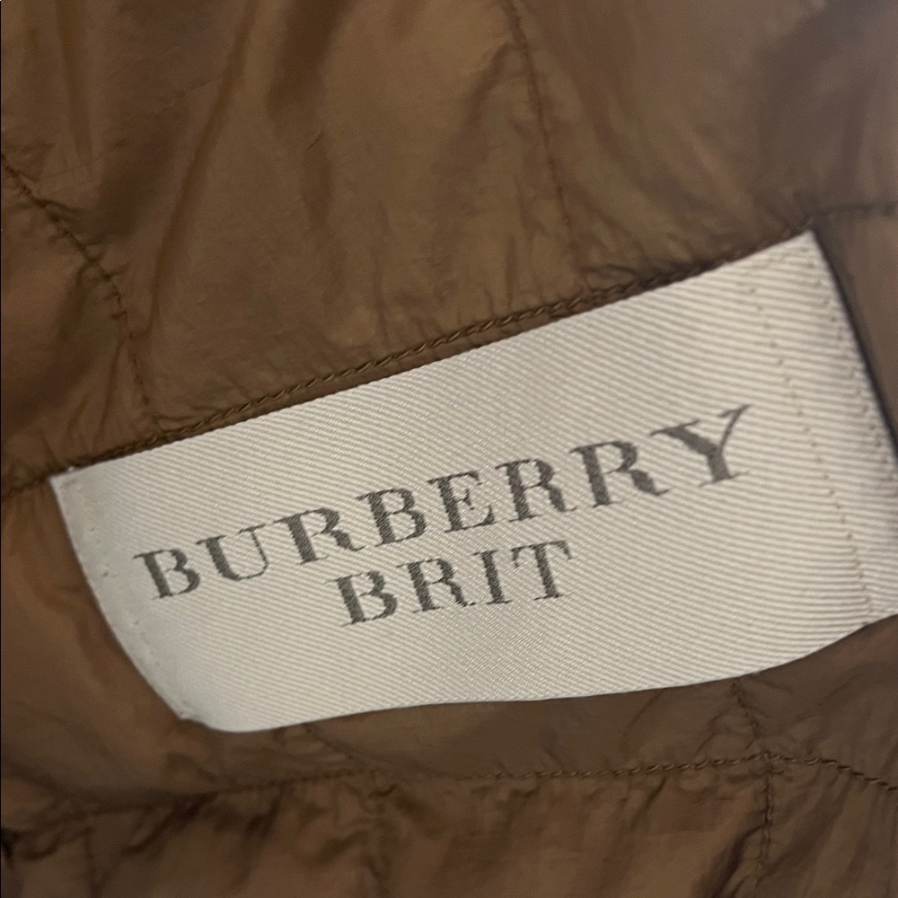 Burberry Brit Down Brown Quilted Jacket - Picture 6 of 7